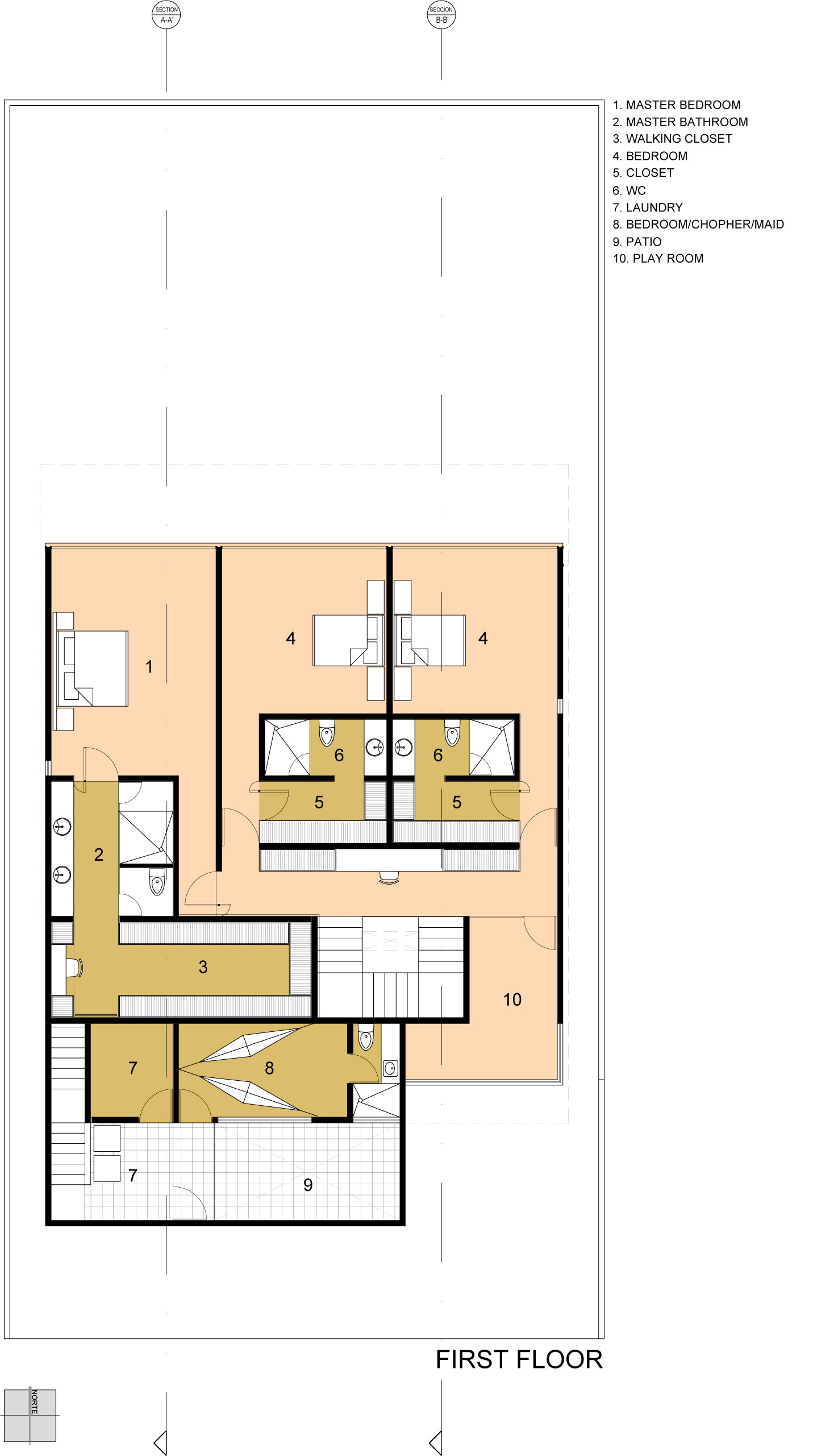 墨西哥 R79 建筑公司设计的现代别墅 | 开放空间与自然融合-67