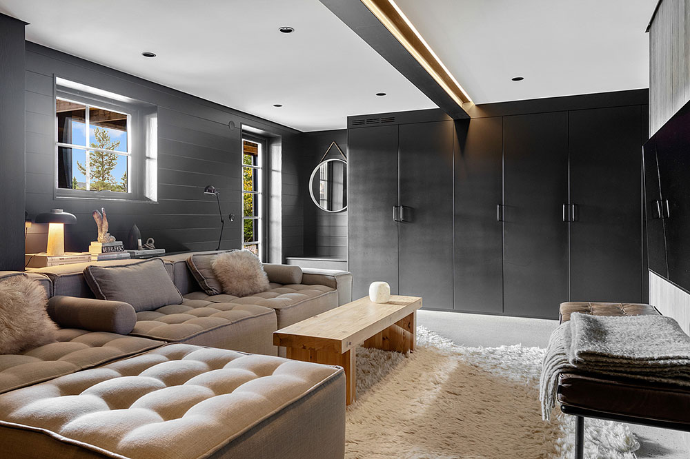 瑞典时尚对比风格小木屋设计-8