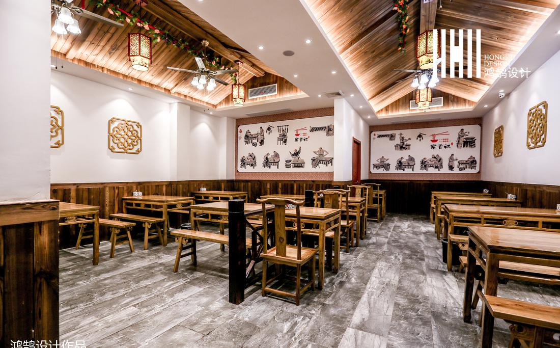 《常香记》江南风中餐厅,古韵空间农家乐-10