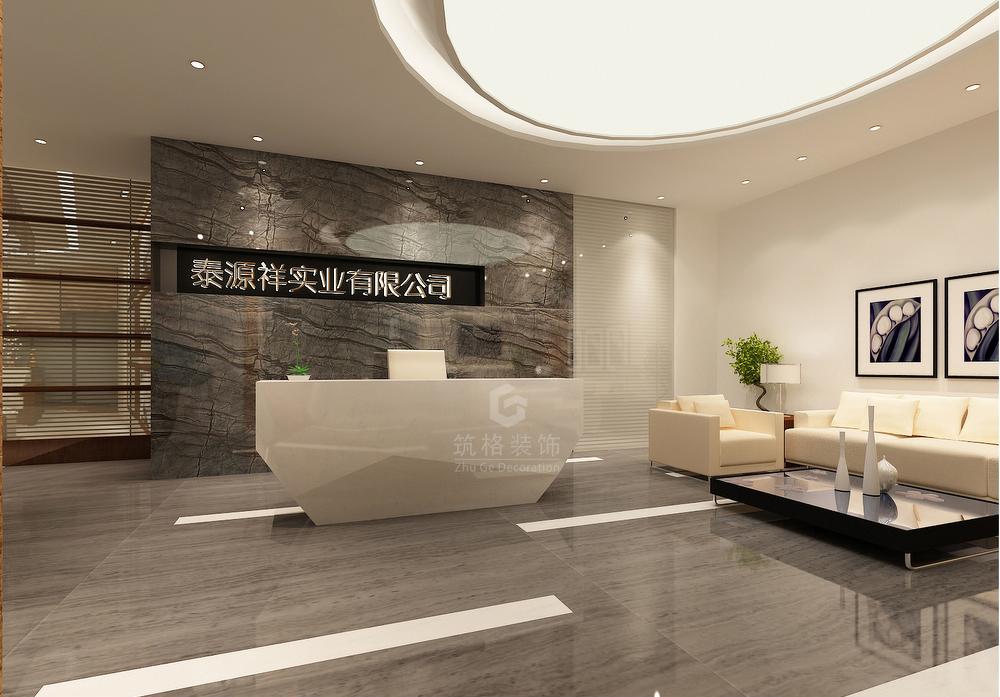 成都源泰祥实业公司现代简约办公室设计-0