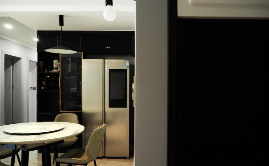 五口之家厨房改造,小餐厅变大圆桌-0