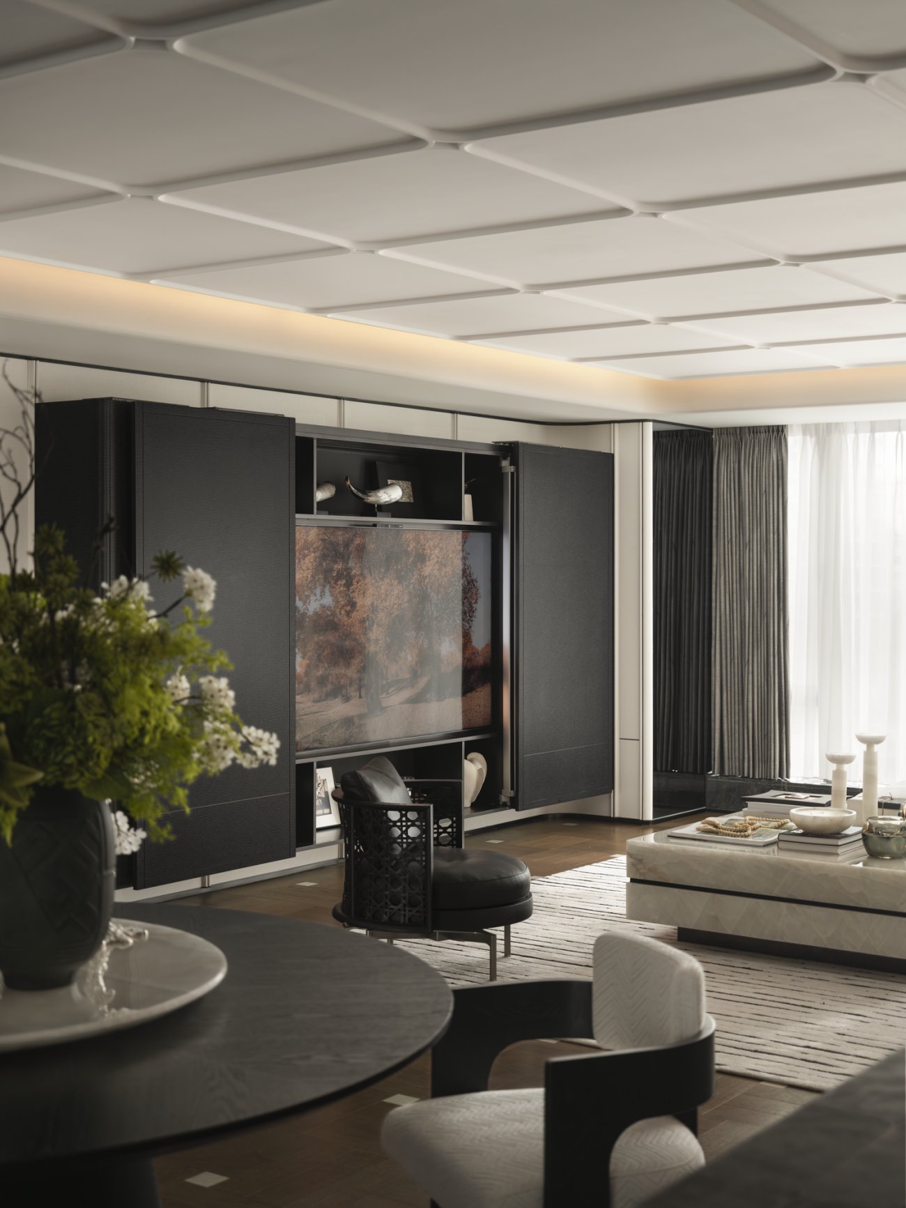 华润置地武汉瑞府266㎡样板间丨中国武汉丨LYZD李益中设计,RSD赛瑞迪普-1