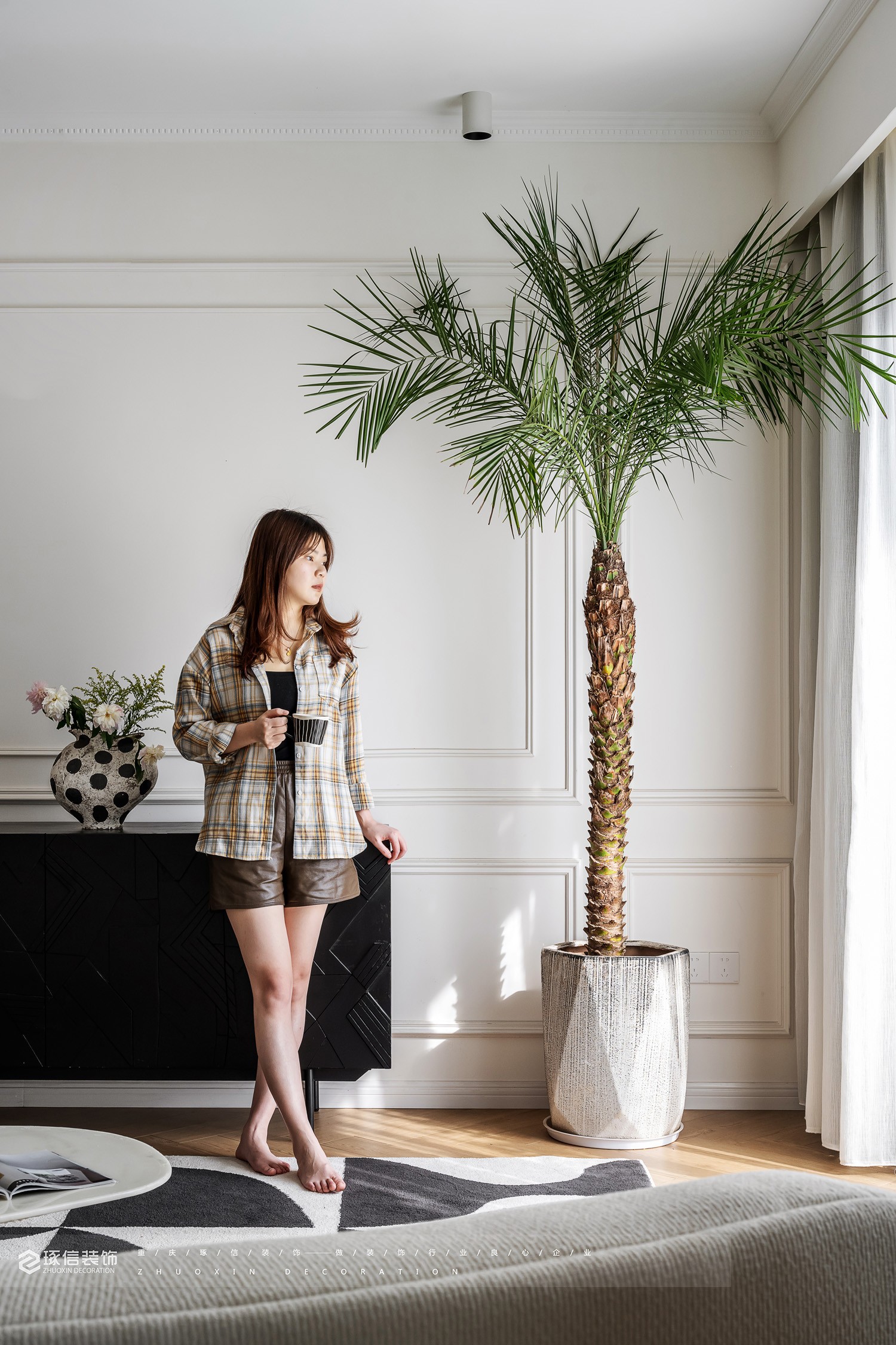 123m² 简约至美,品味法式风丨琢信装饰-13