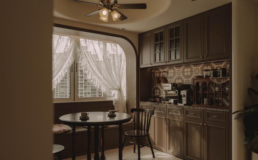 复古风情家居设计丨中山设计-54