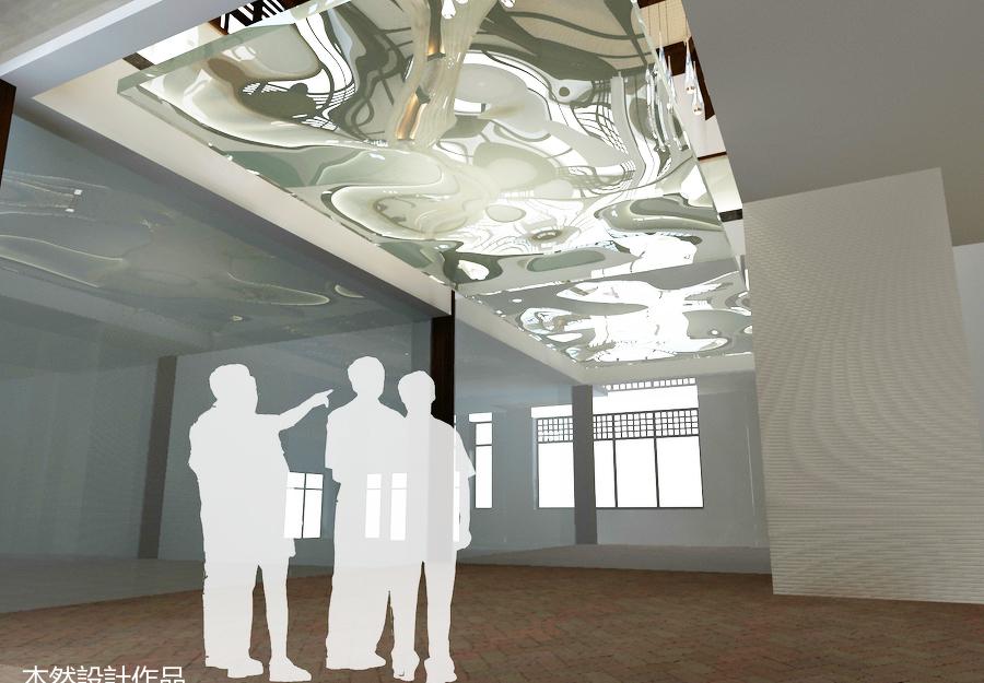 温泉酒店会所的挑空水池设计-1