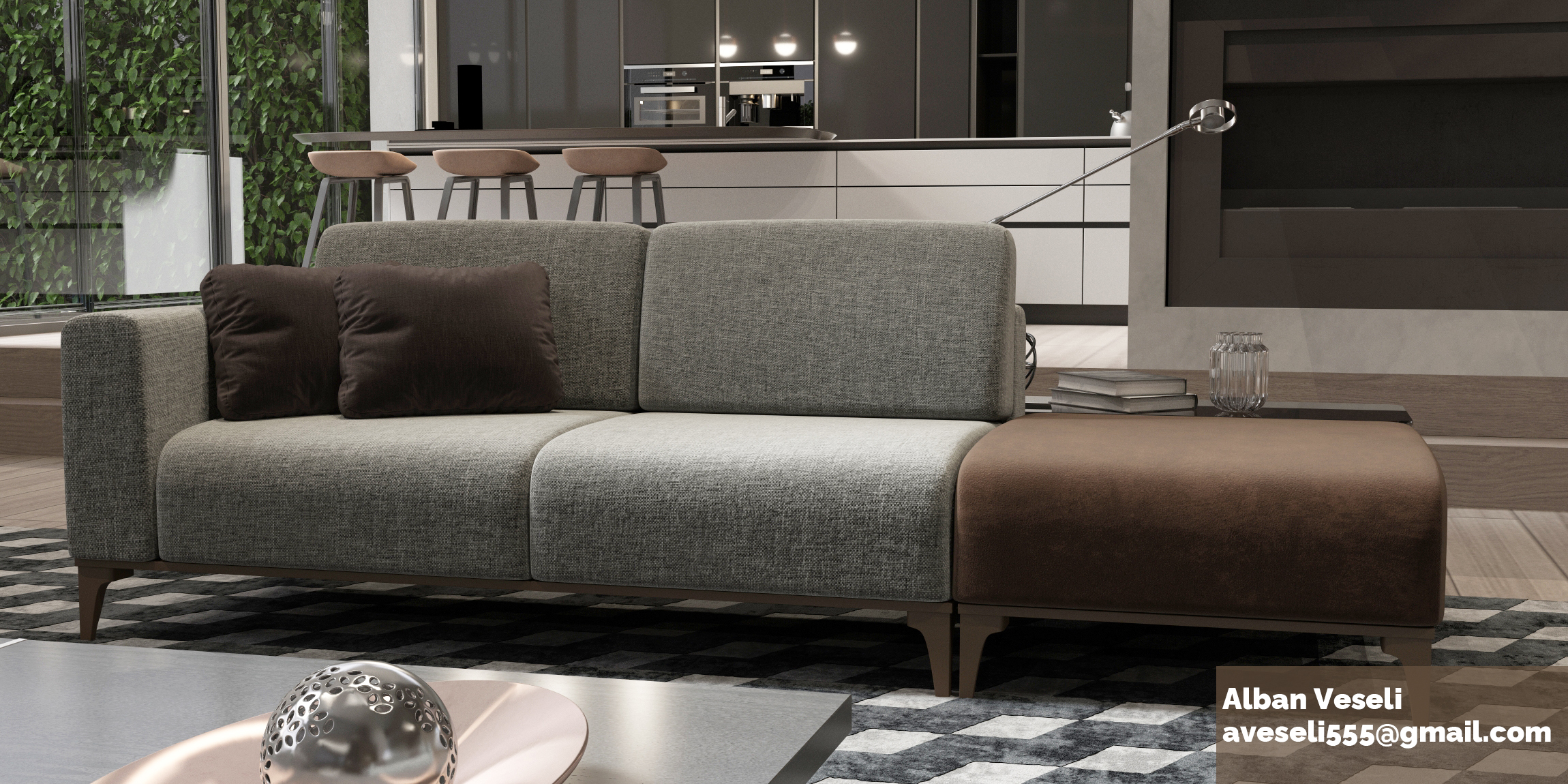 Leona 转角沙发设计丨CGI-12