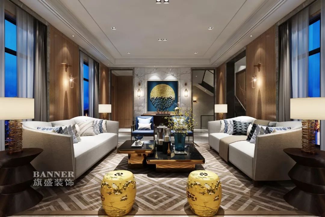 藏山水于室，借自然于形 | 西安绿地简中式家居设计-29