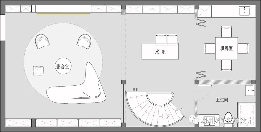富力城现代简约排屋 | 精致半圆弧楼梯，通透地下室设计-42