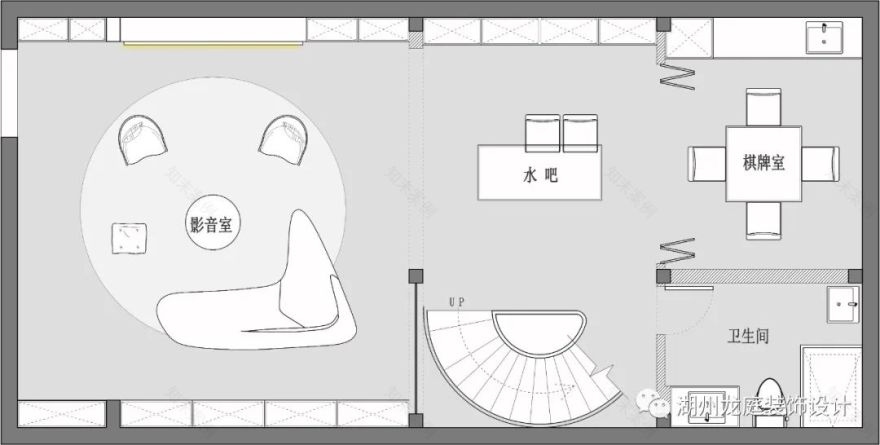 富力城现代简约排屋 | 精致半圆弧楼梯,通透地下室设计-42
