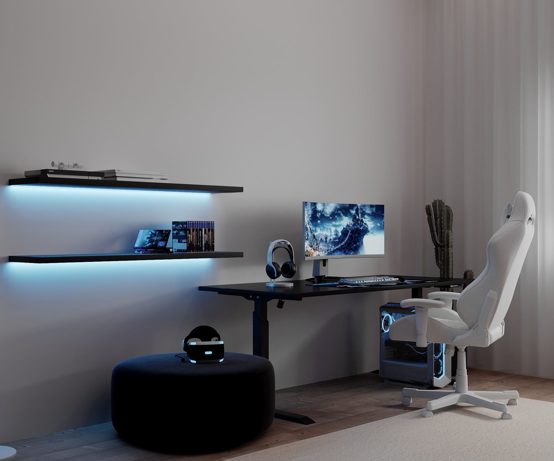 SUPERHERO 极简游戏室设计丨Tanya Sova-9