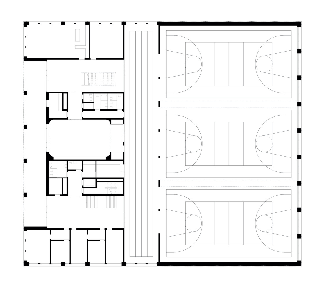 瑞士罗滕堡中学体育大楼-33