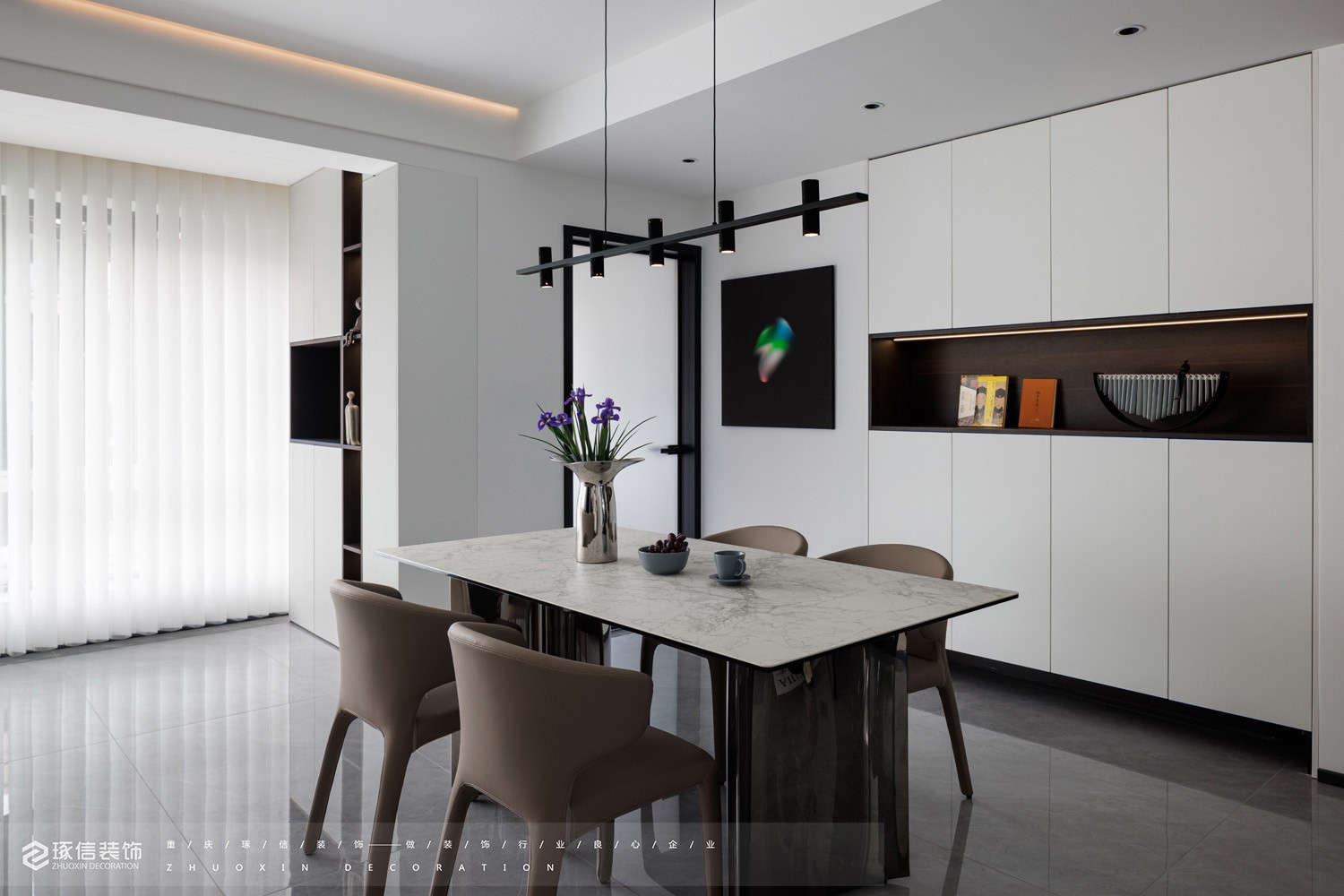 122 平现代风打造活力空间丨琢信装饰-11