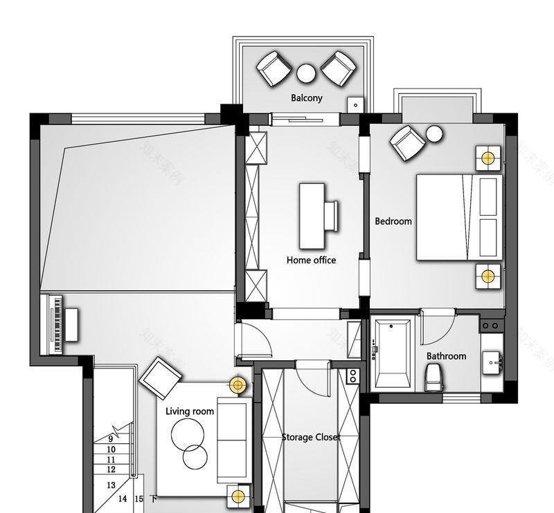 武汉岸芷汀兰复式楼-18