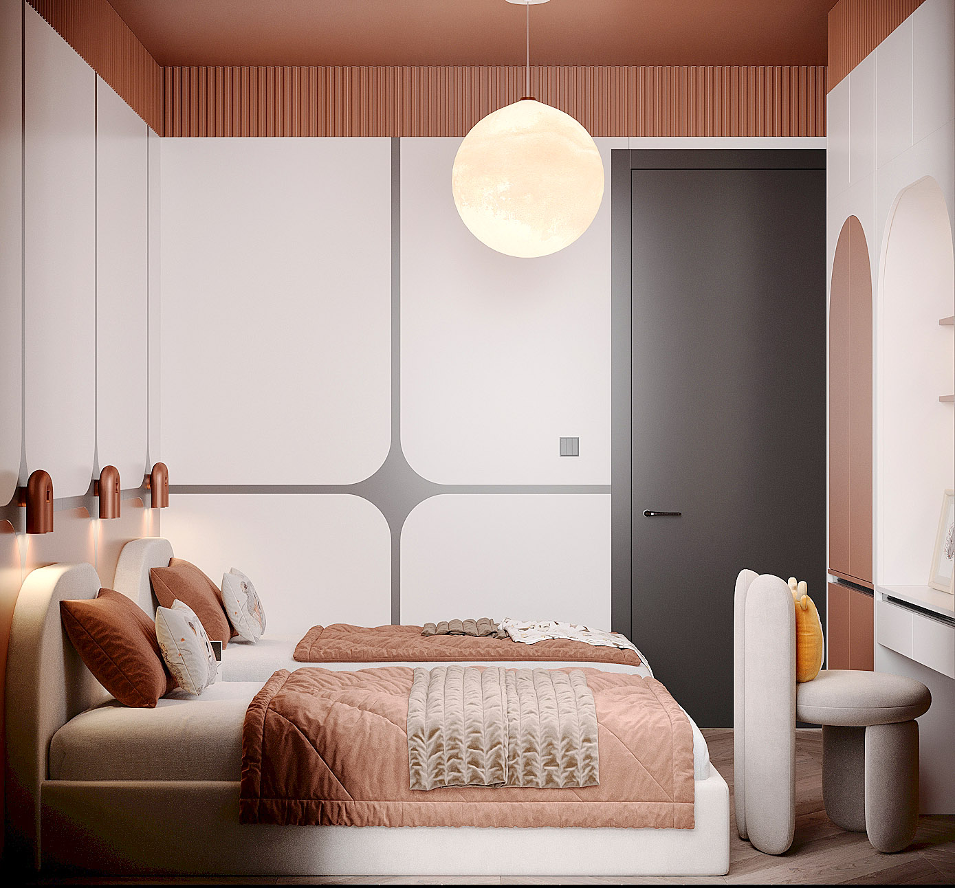 KID room interior design（儿童房室内设计）丨DES MARKO-6