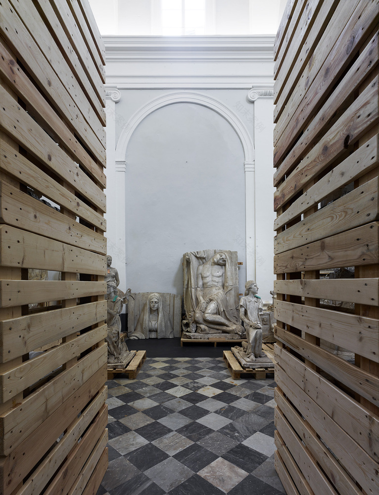 San Pellegrino Church Restoration and Outfitting of Plaster Deposits MICROSCAPE architecture urban design AA-44