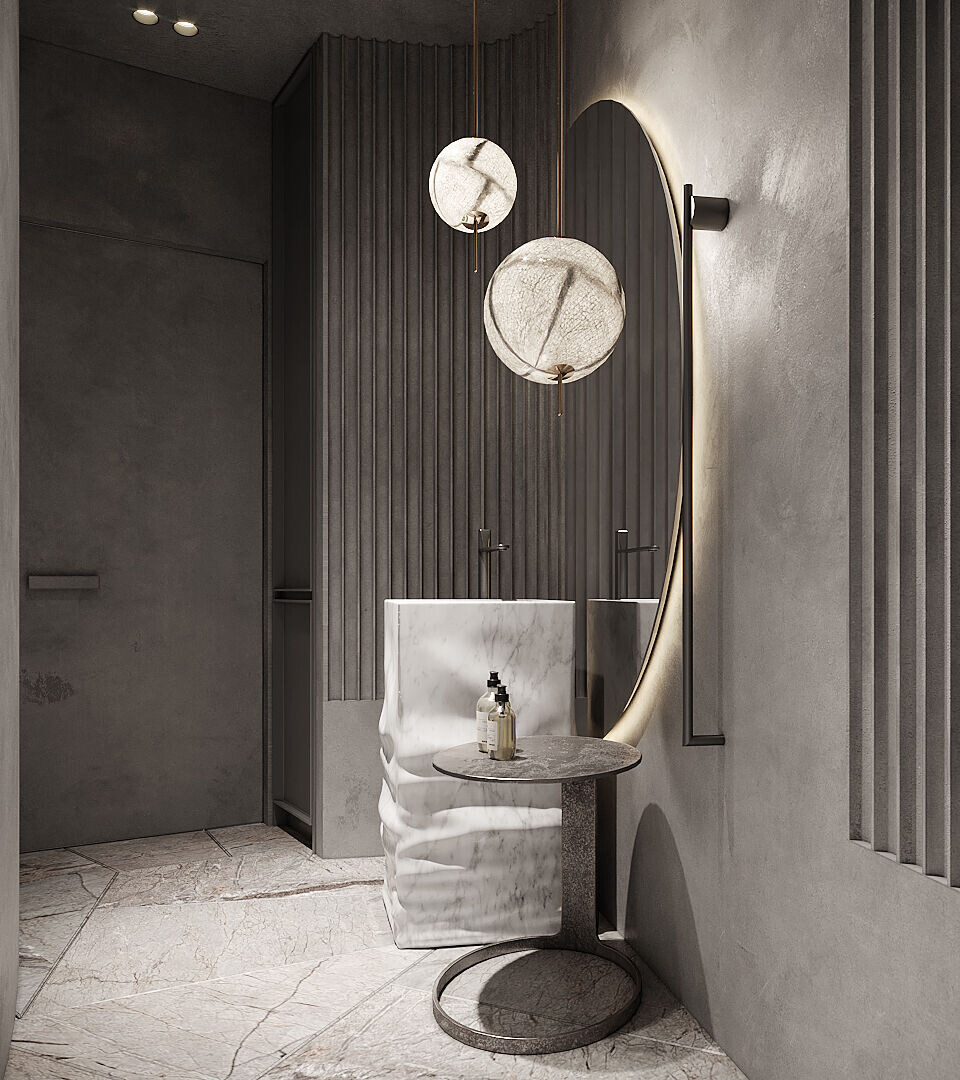 乌克兰极简黑公寓丨乌克兰基辅丨IQOSA-34