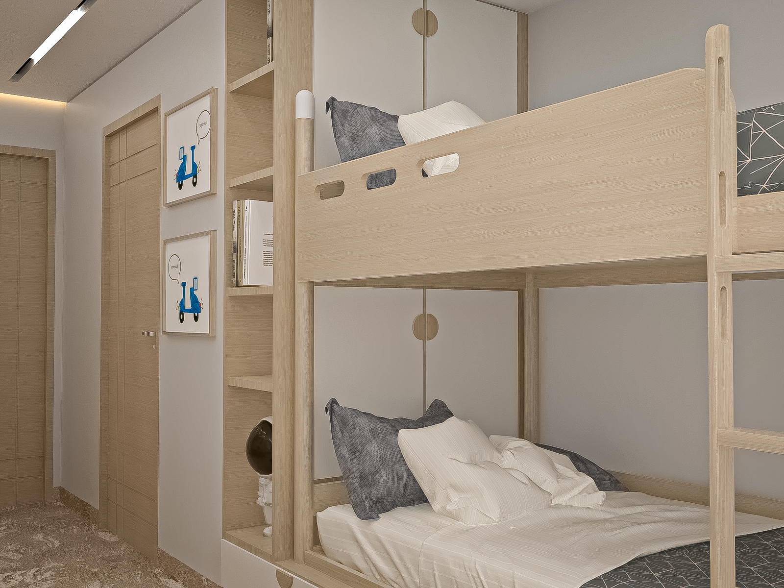 KIDS ROOM + TOILET 设计-3