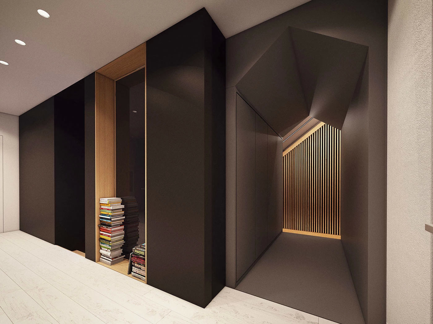 豪华别墅 现代风格美国的炫酷小阁楼-14