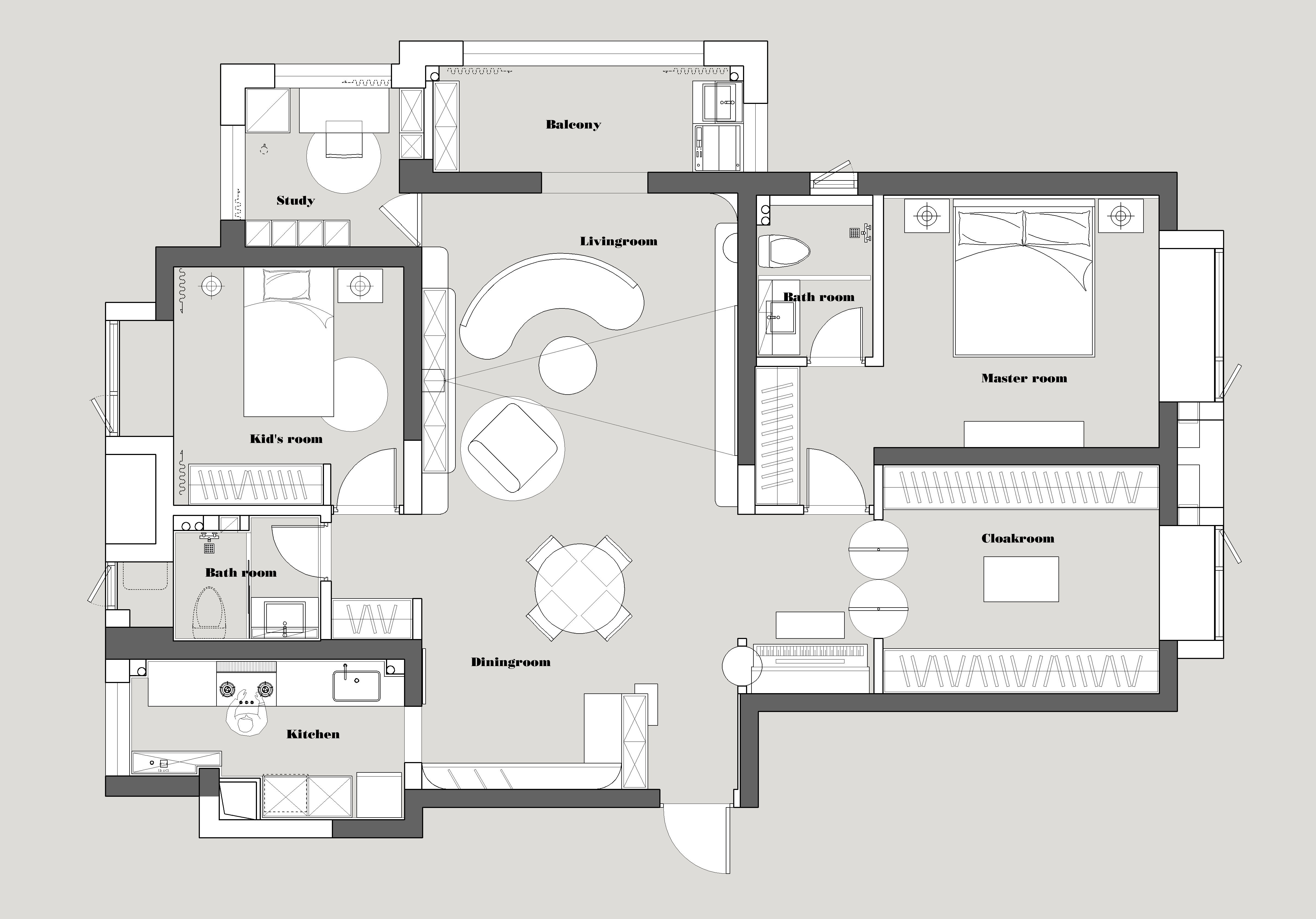 90 后夫妻的个性化家居设计-4