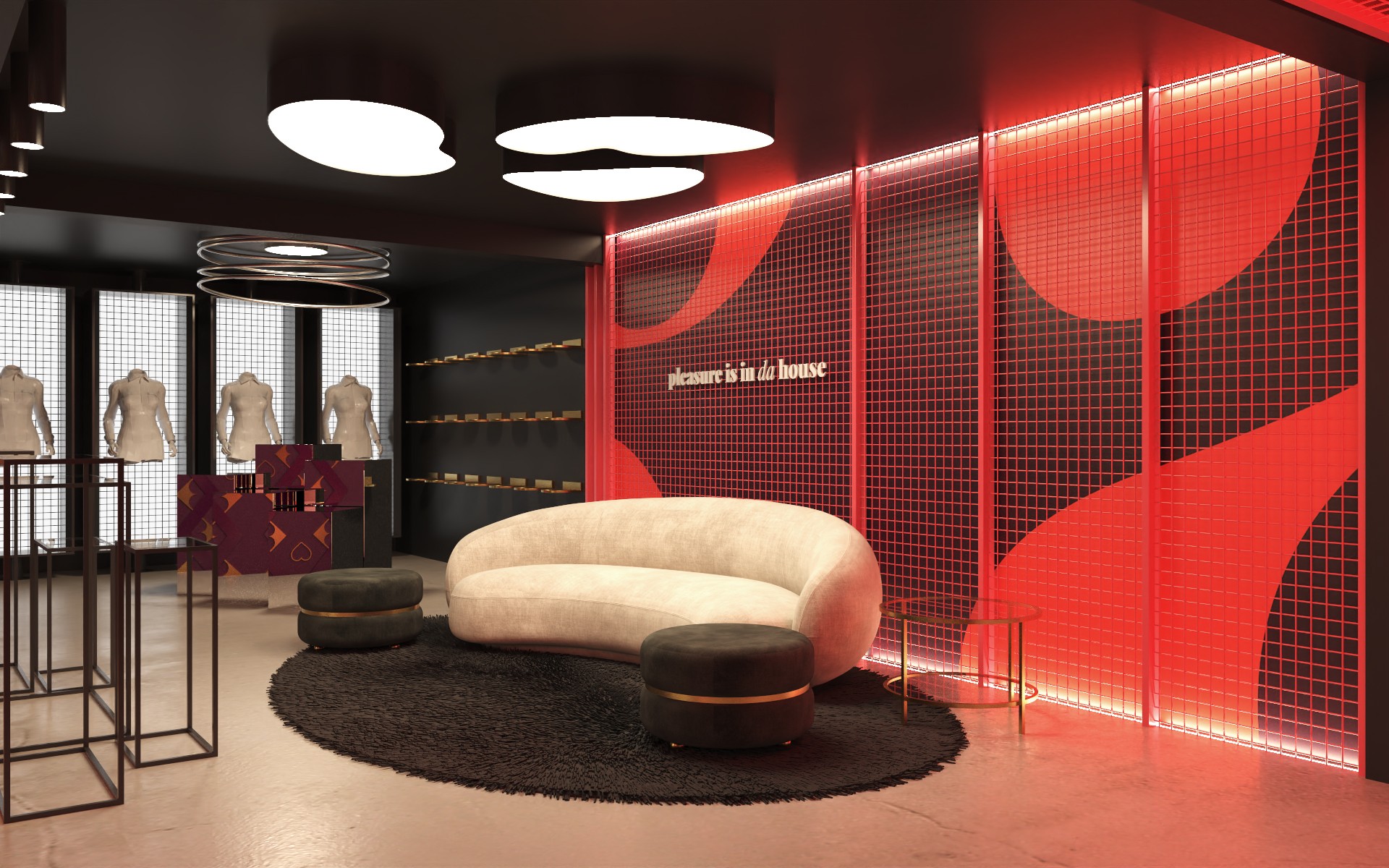 X Boutique 浪漫内衣店设计-26