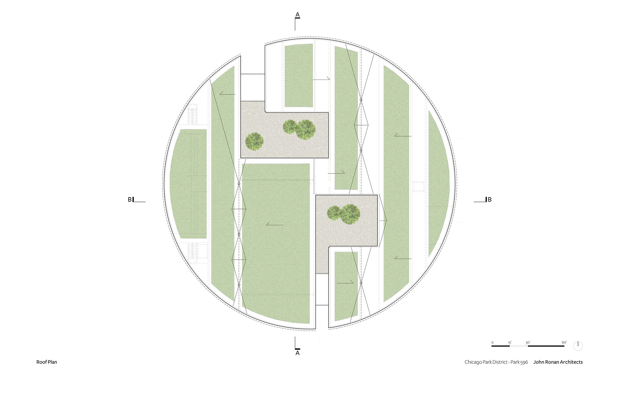 芝加哥公园区总部和体育馆丨美国芝加哥丨John Ronan Architects-47