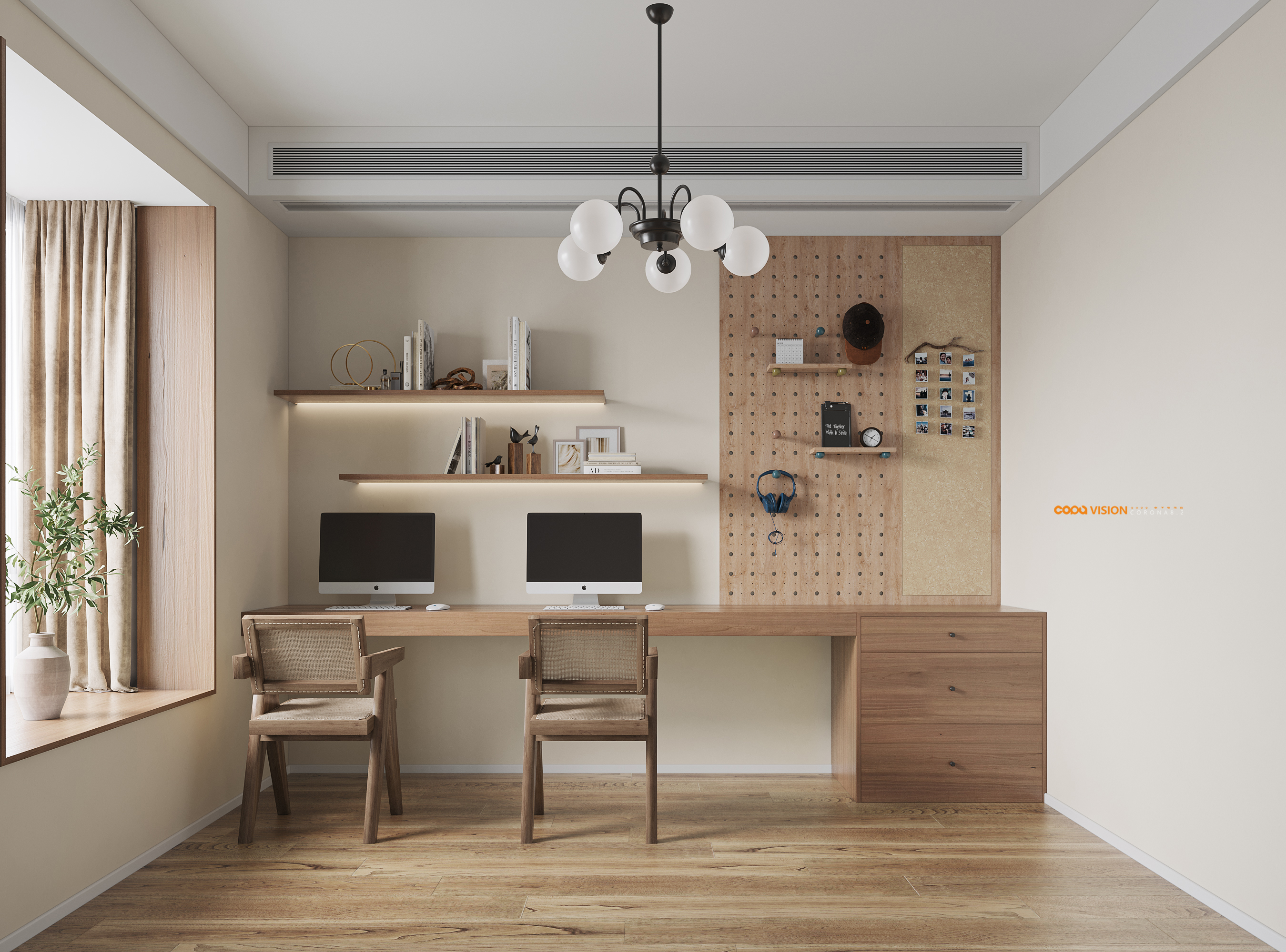 靠背视觉 2022 年中下旬家装效果图表现作品-95