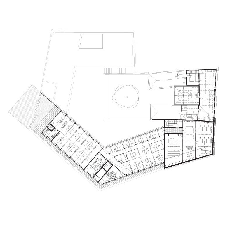 安特卫普管理学院 AMS Boogkeers 项目,历史与现代交融的教育空间-48