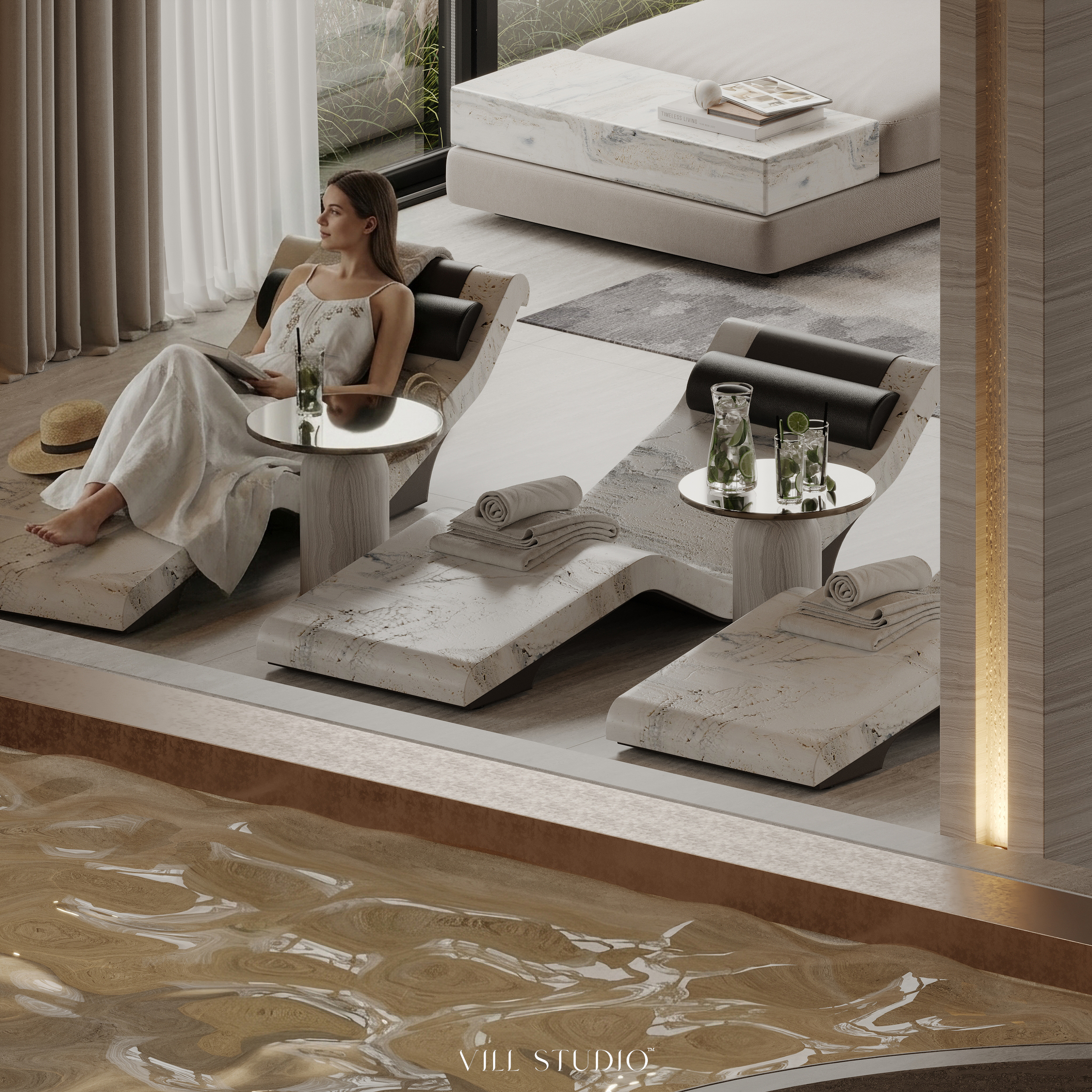 MODERN LUXURY BASEMENT INTERIOR | QATAR-26