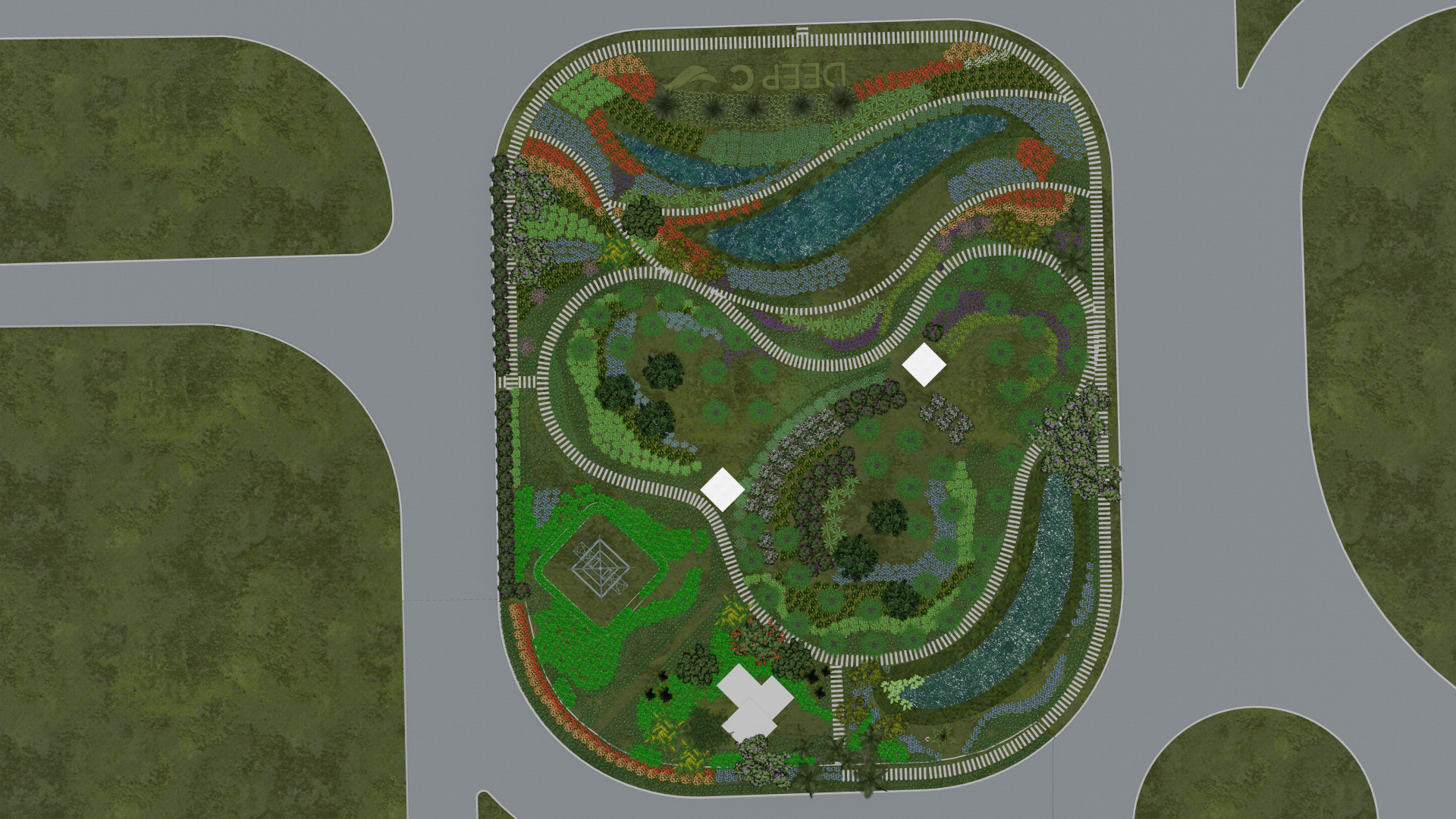 WELLCOME GATE PARK景观项目（工业绿区公园方案2）-9