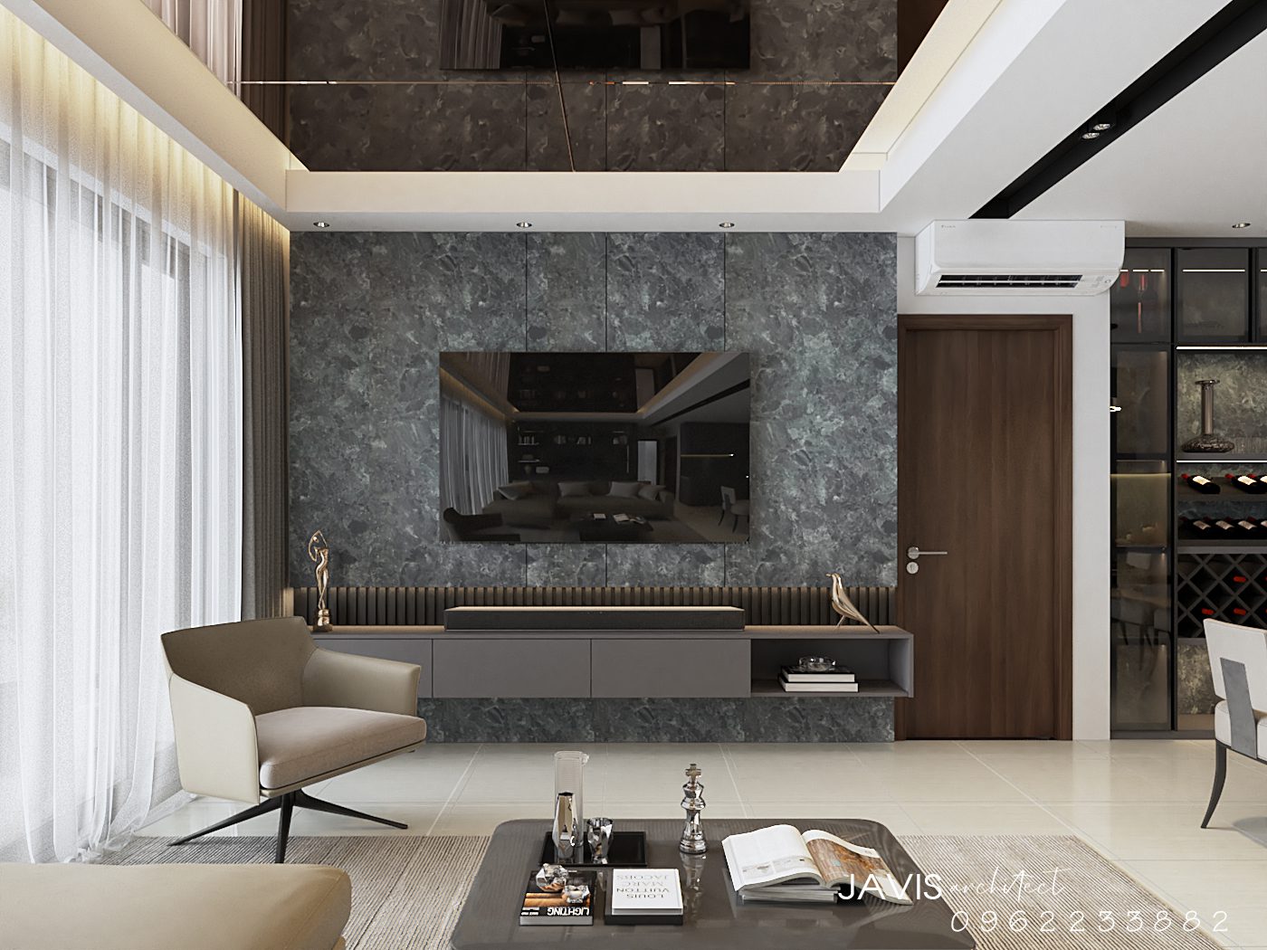 13945. Free Sketchup Apartment Interior Model Download-5