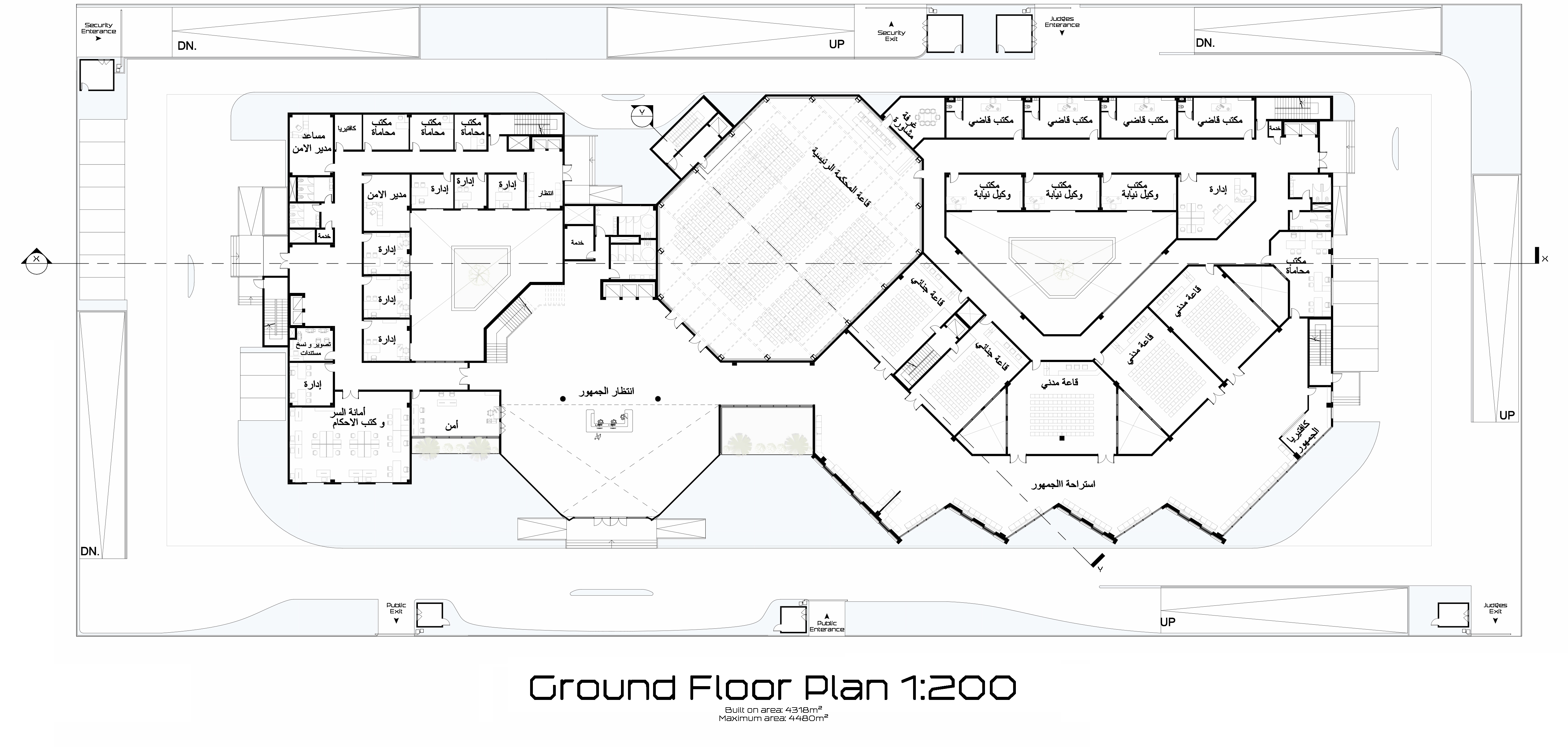 法院大楼综合区·瓦迪纳特伦丨开罗大学工程学院-9