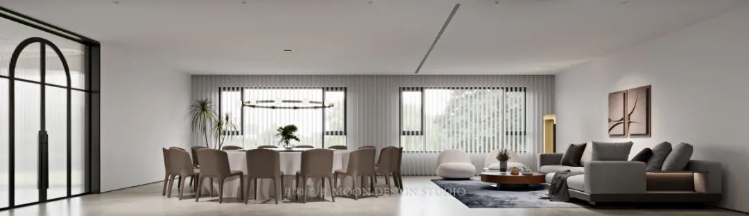 极简空间与自然元素的完美融合丨月和设计-32