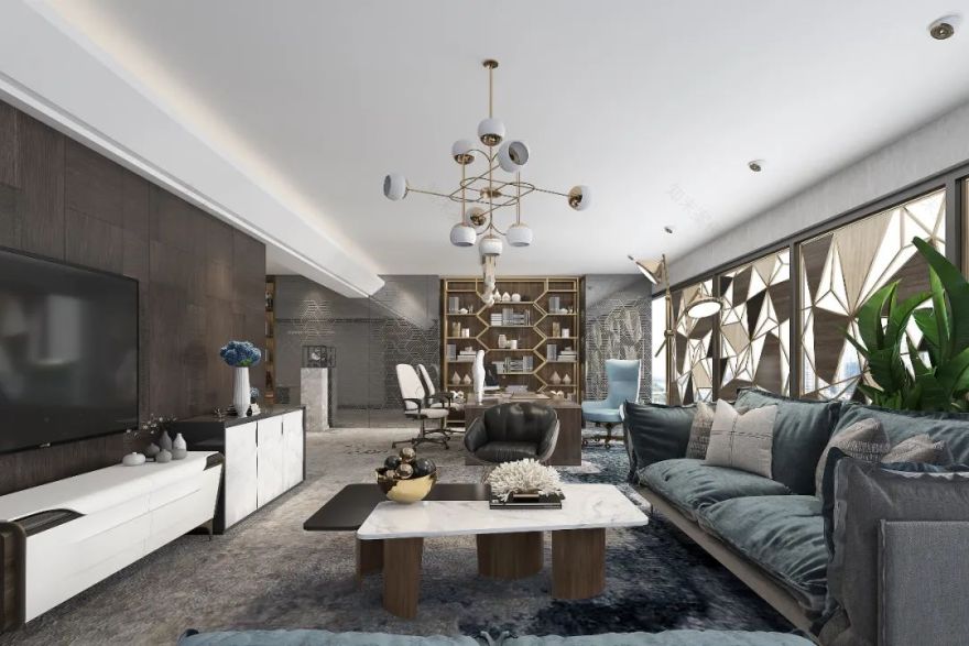 《墨间》——书法灵感与现代办公空间的完美融合-21