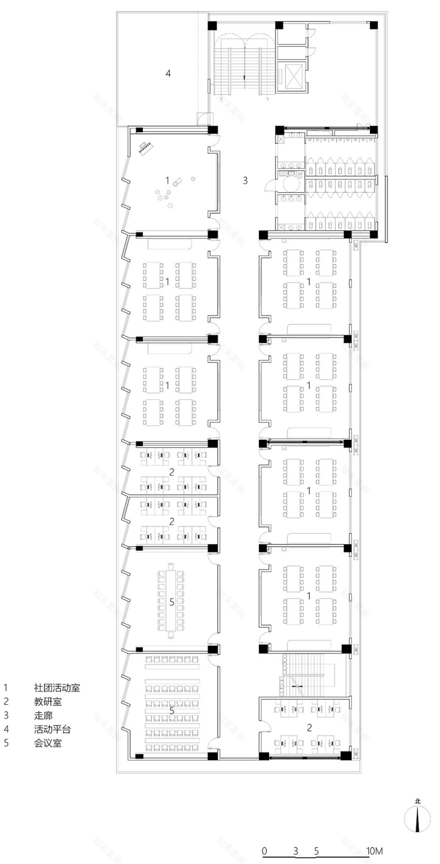 西安市未央路小学综合楼建设项目丨中国西安丨中国建筑西北设计研究院有限公司屈培青工作室-107