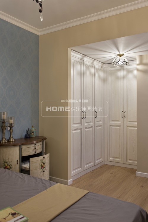 蓝色浪漫主义 | 80 平米美式家居的精致生活-28