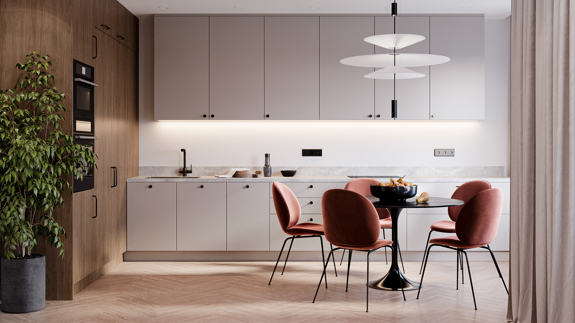 莫斯科多彩色系公寓设计丨俄罗斯莫斯科-5