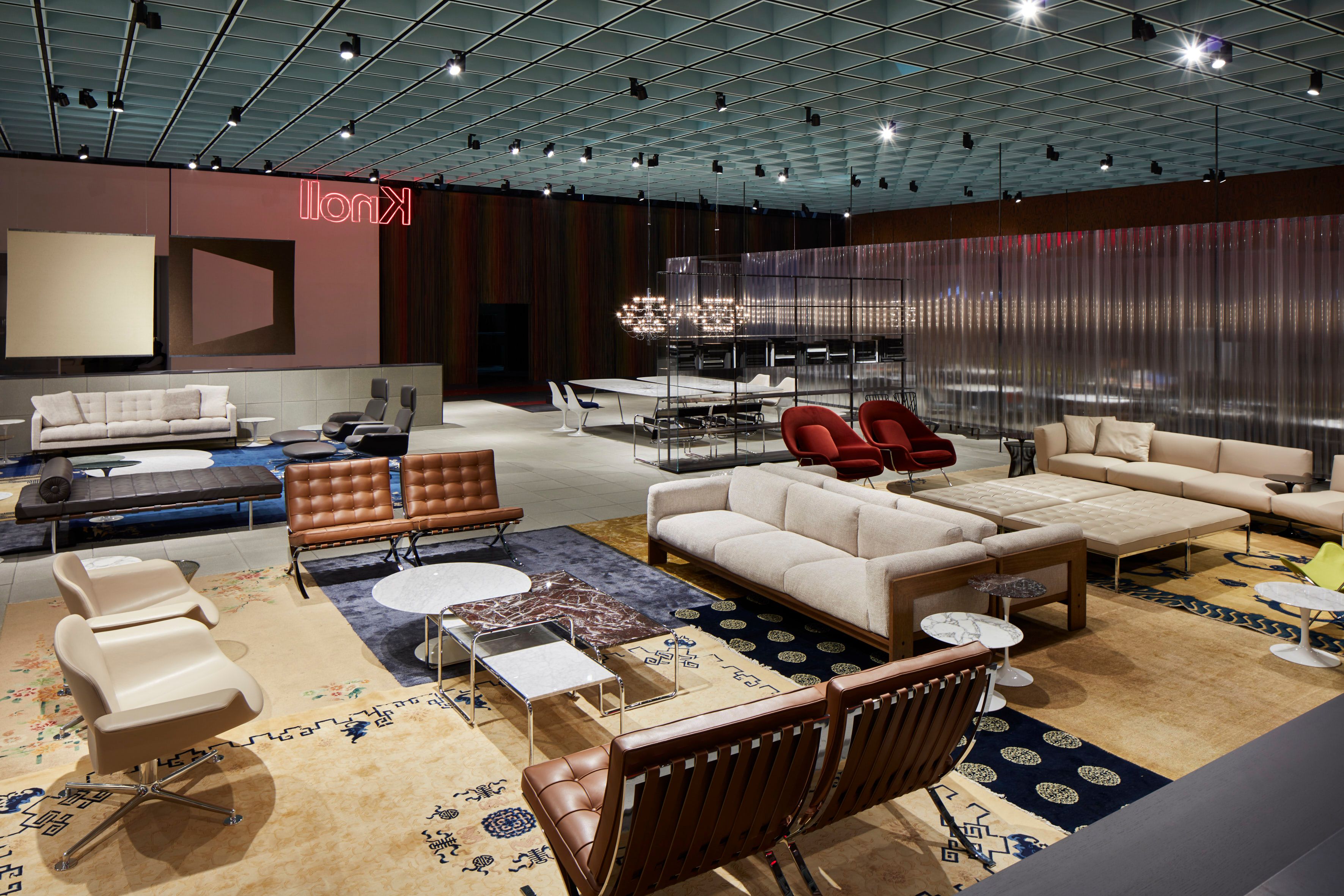 2018 米兰 Knoll 展馆 | 致敬布兰库西，模块化吊顶的现代演绎-1