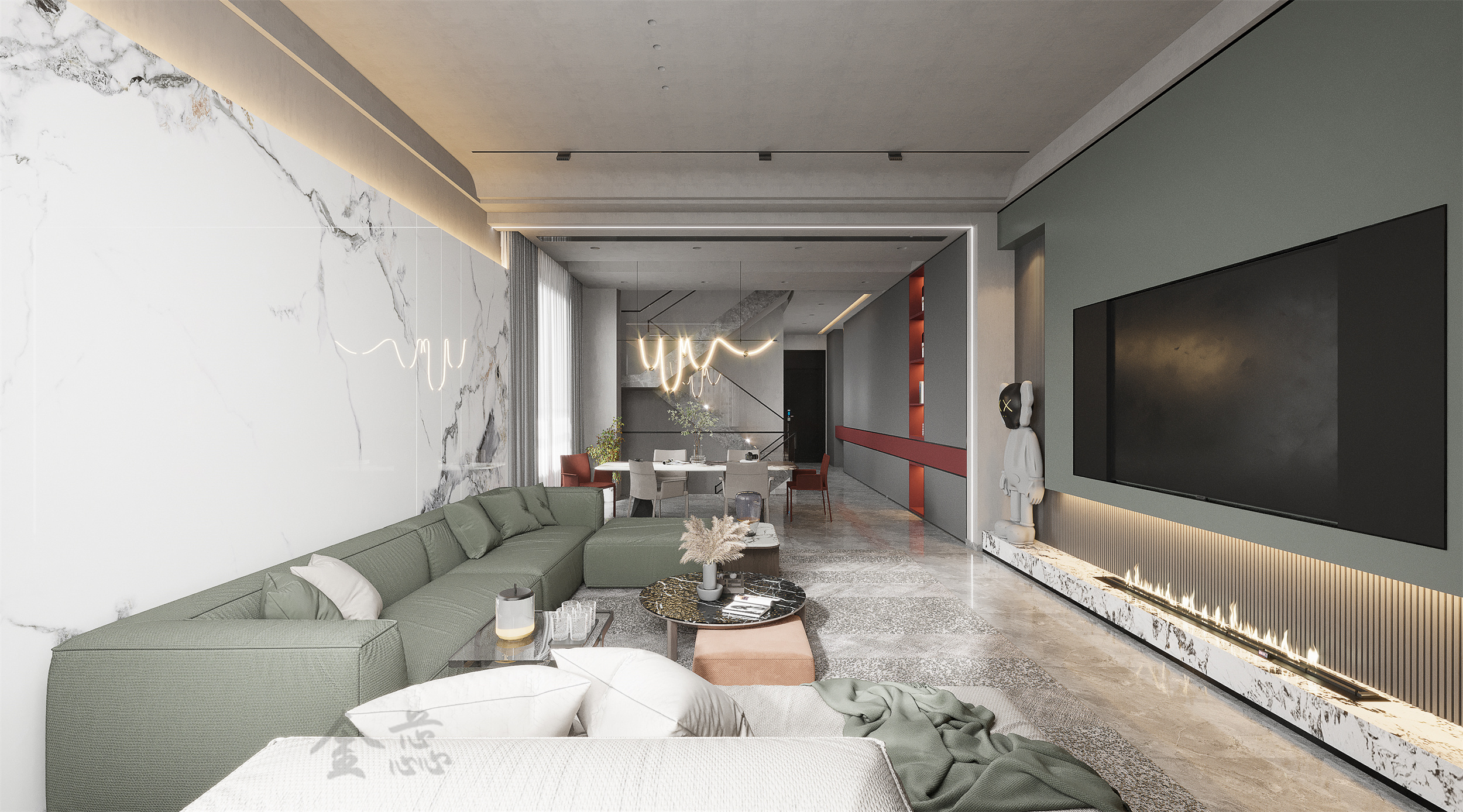 现代东方美学平层设计-8