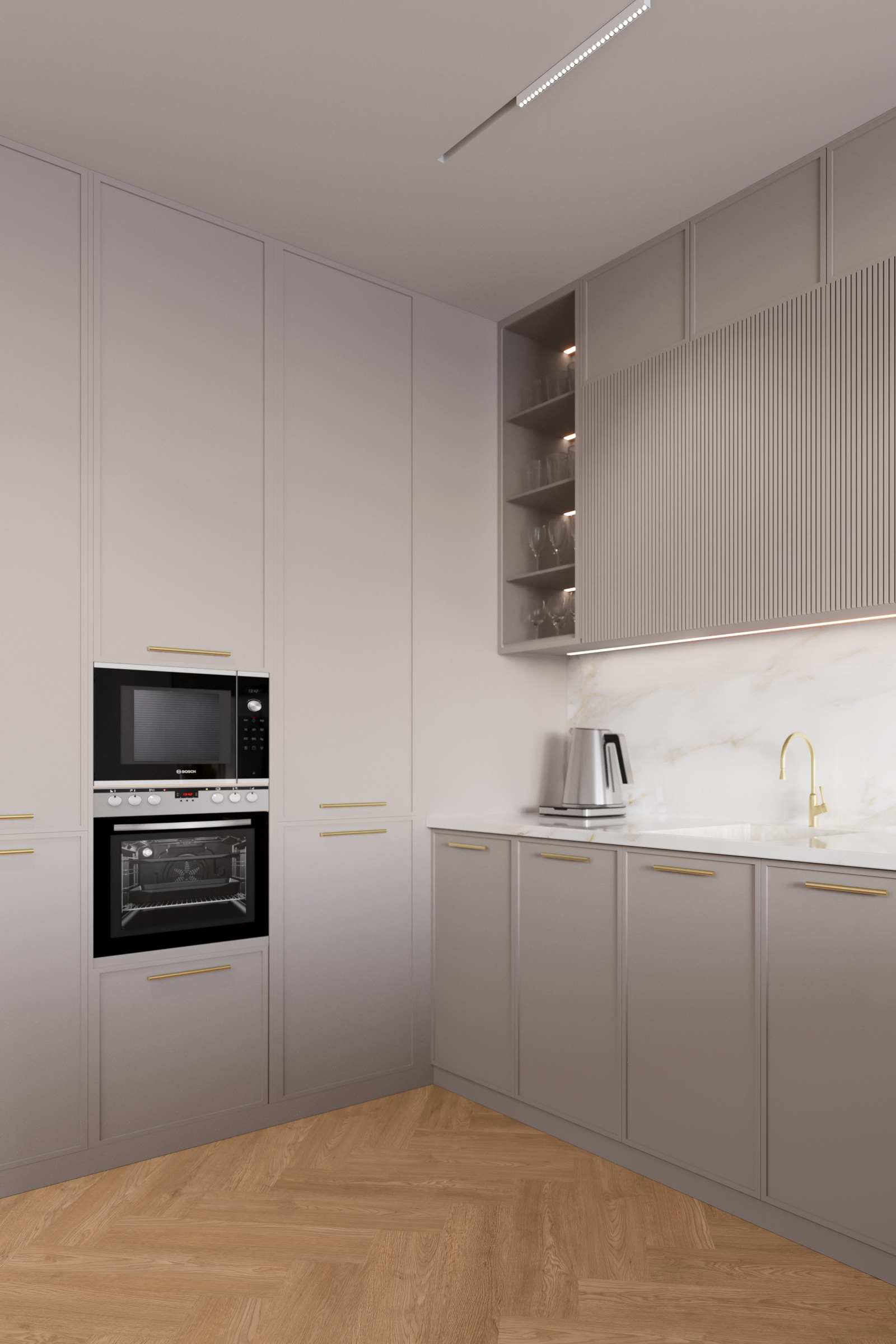 厨房与餐厅室内设计  当代经典风格-8