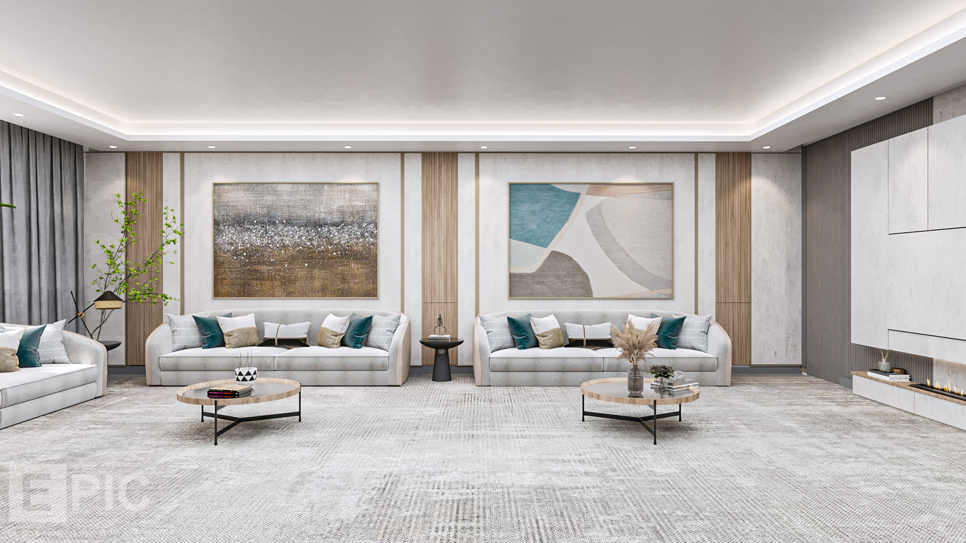 别墅一层设计丨Mira Emad,EPIC-2