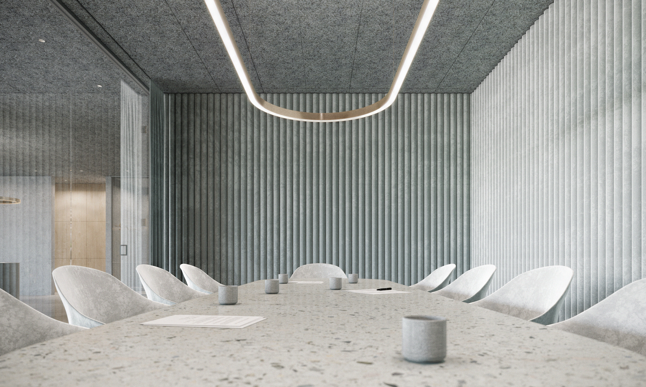 ALCHEMIA 渲染 | 元素视觉化办公室设计-16