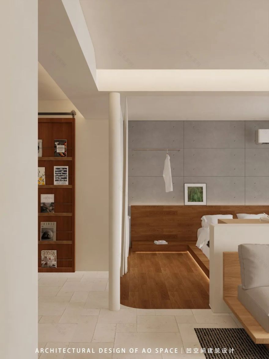 AO DESIGN 概念|把 106㎡住成 180㎡,一人居全屋皆开放丨中国南京丨凹设计事务所-27