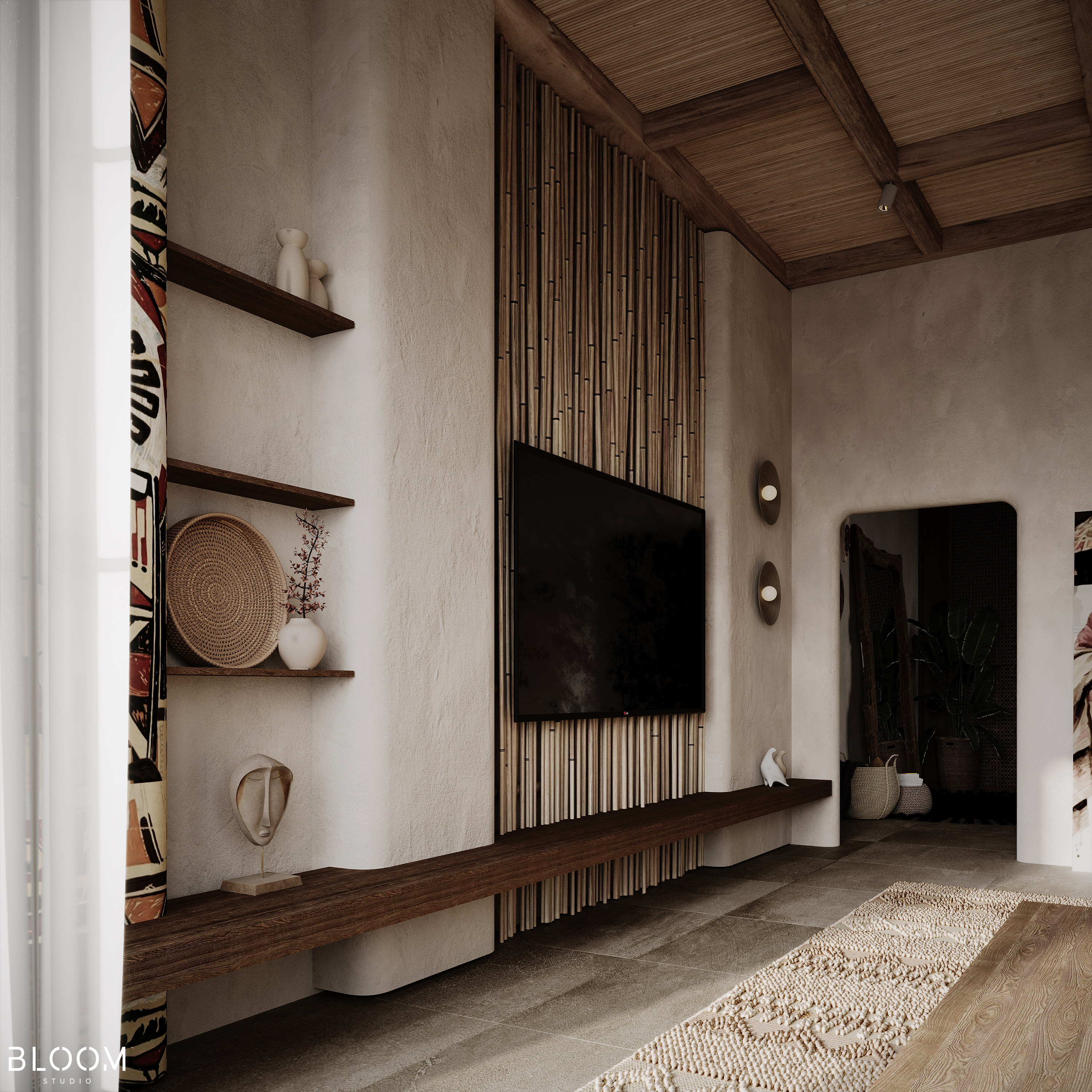 非洲风格卧室丨Bloom Studio-9