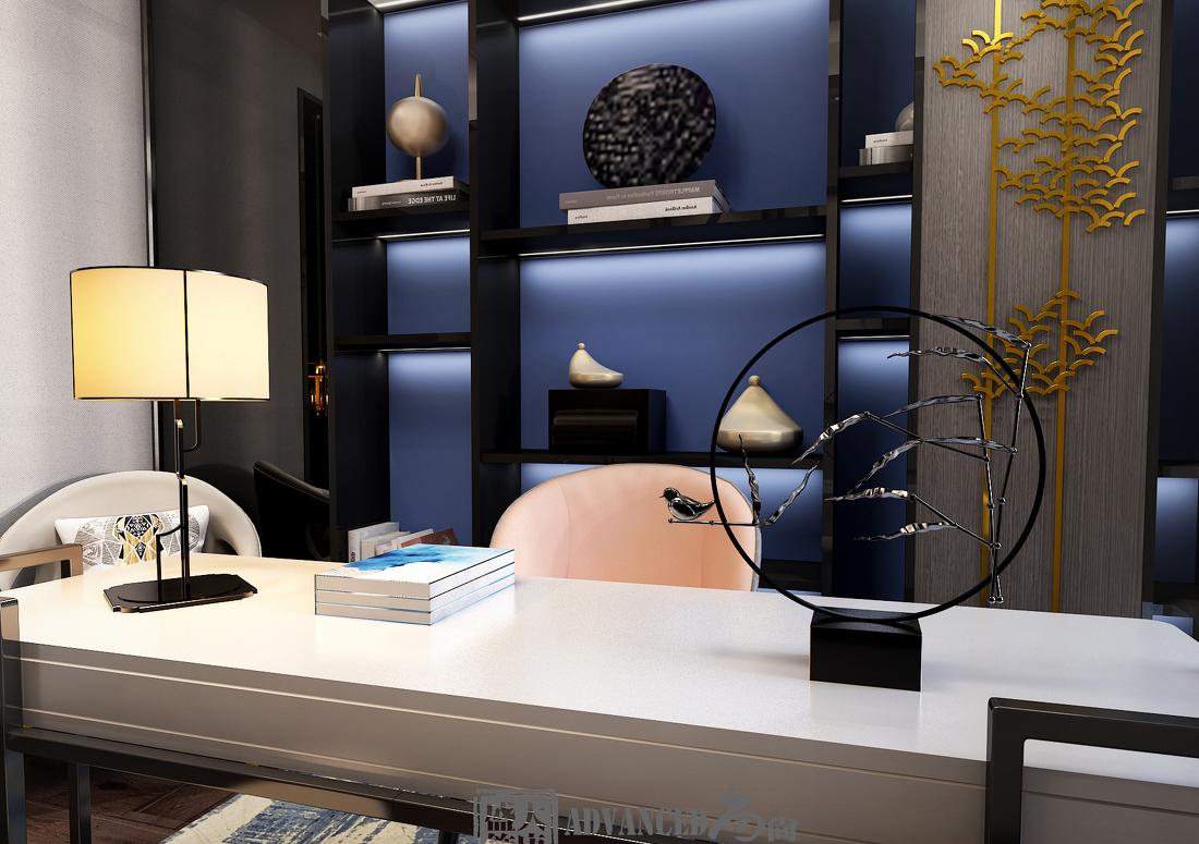 
尚晓明丨云端点墨设计 -180平样板间/水云居 -16