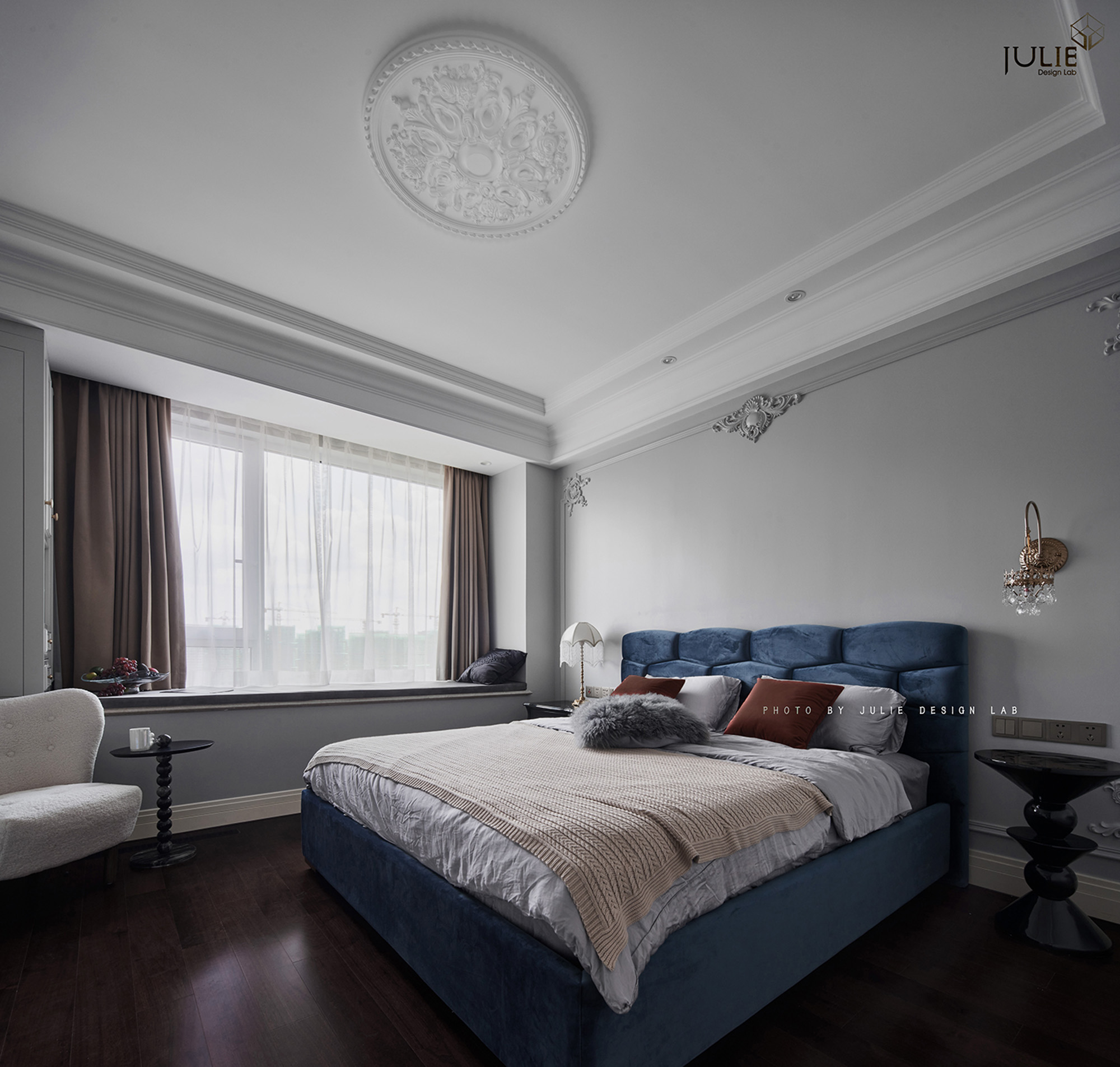 法式轻奢浪漫住宅设计丨中国杭州丨JULIE 软装设计-29