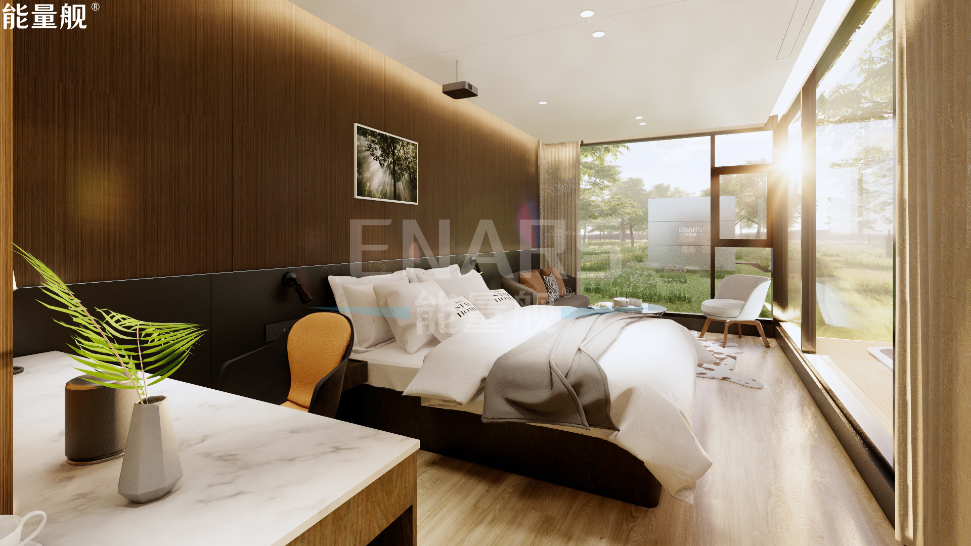 竹影幽居景区网红可移动太空舱房屋能量舰丨国产品牌-13