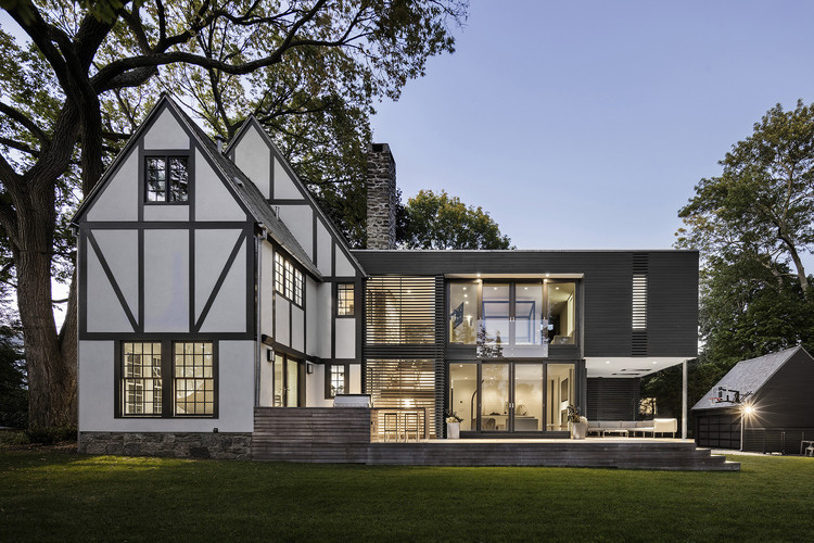 纽约黑麦都铎风格住宅翻新-12