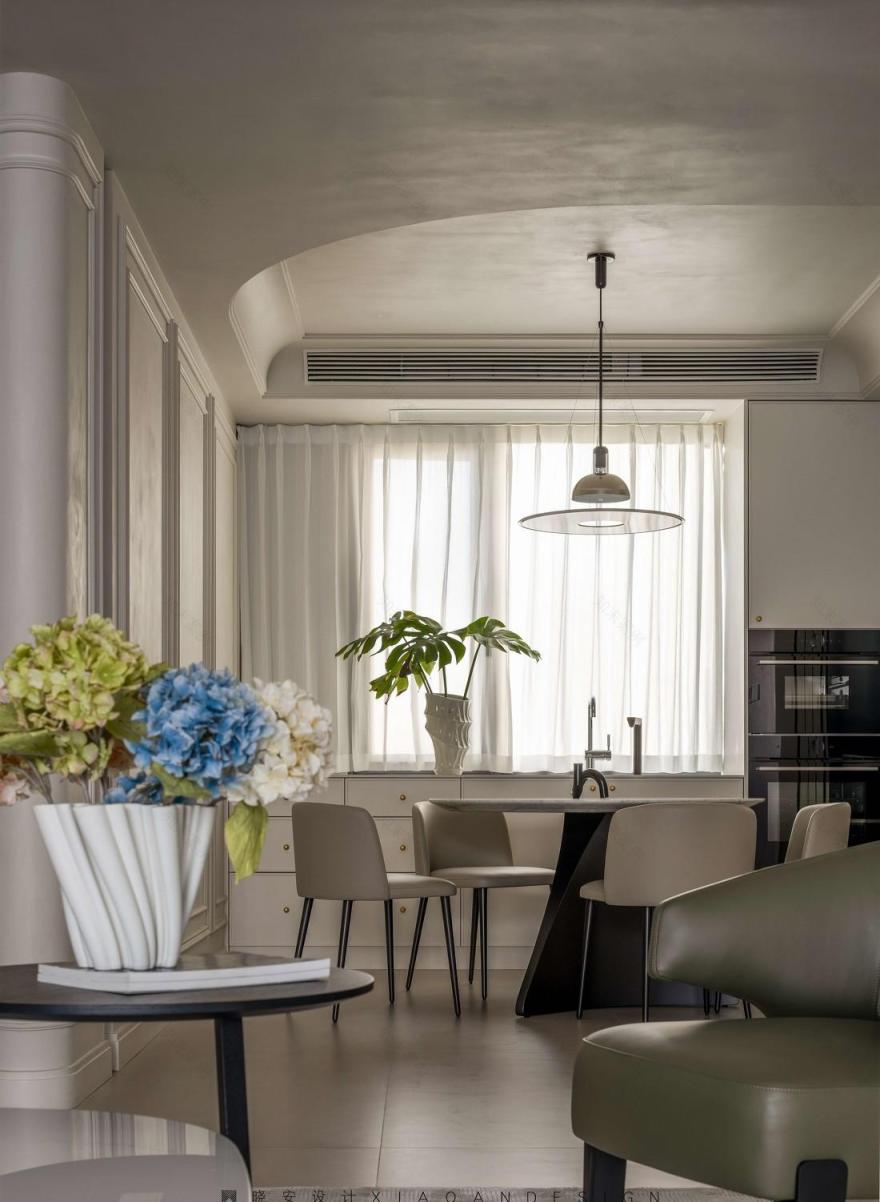 奶油肌理勾勒182㎡居家美学-31