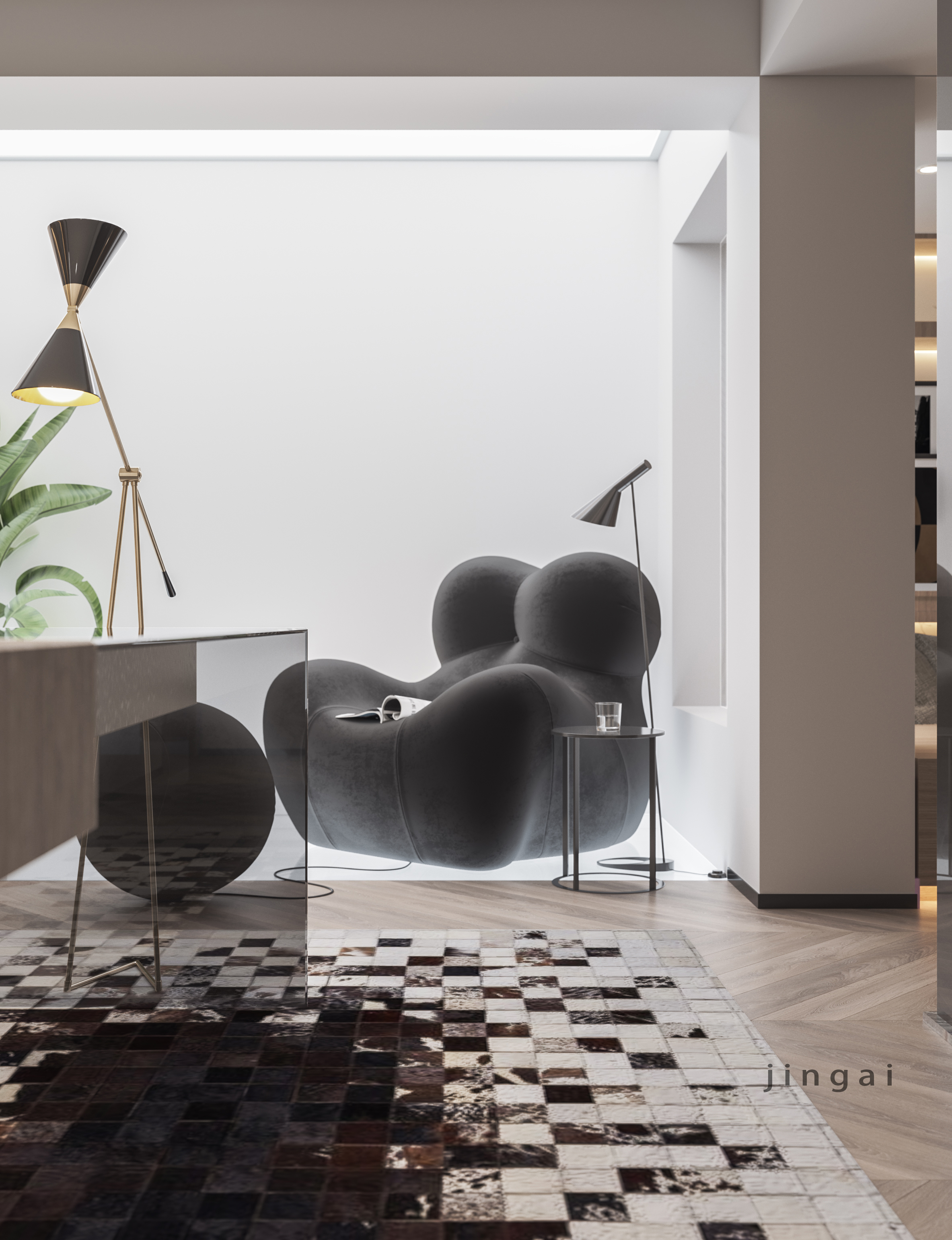 现代简约别墅设计 | CR 渲染器与 PSCC 的完美结合-9