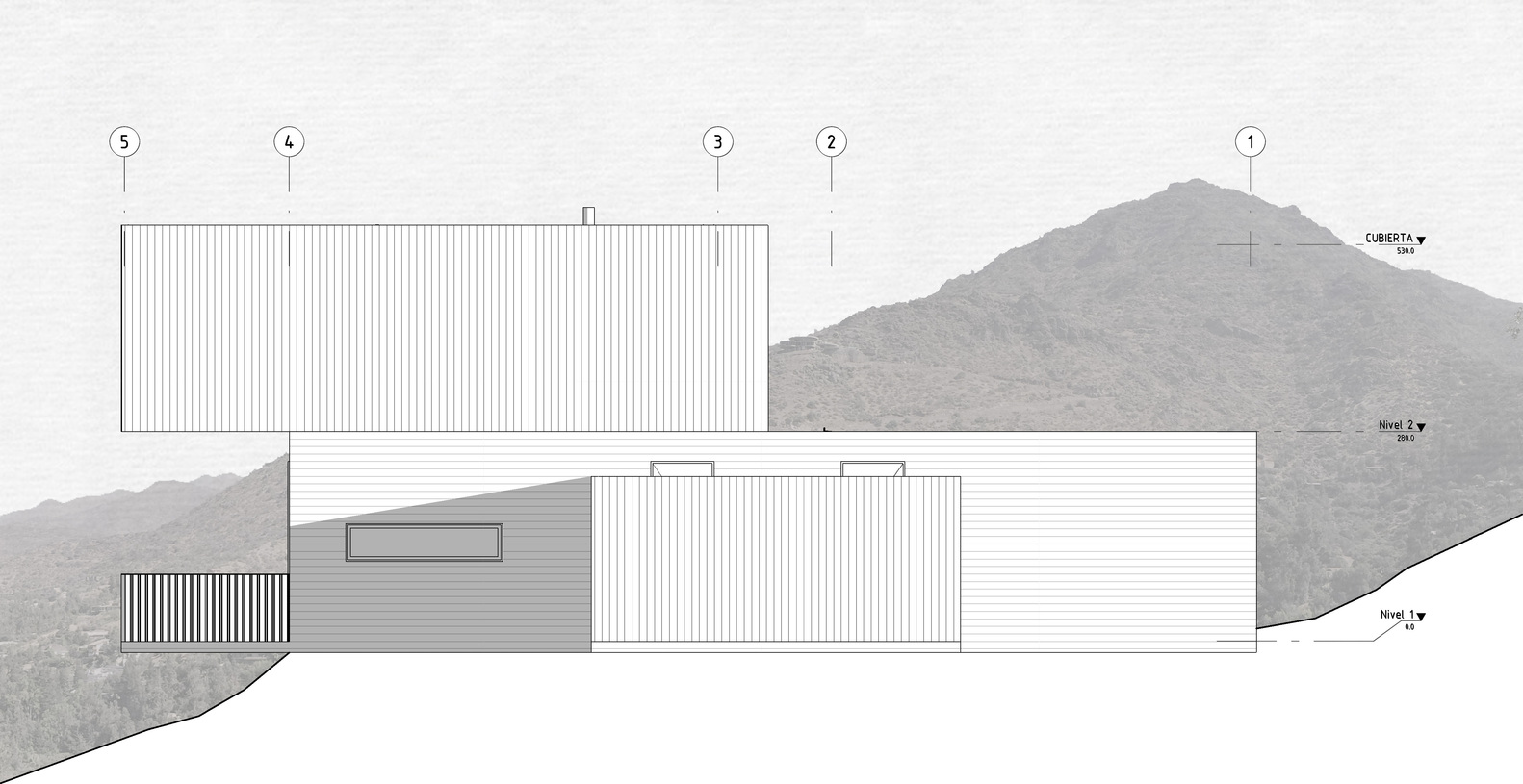 智利山脉中的地中海式增量住宅-39